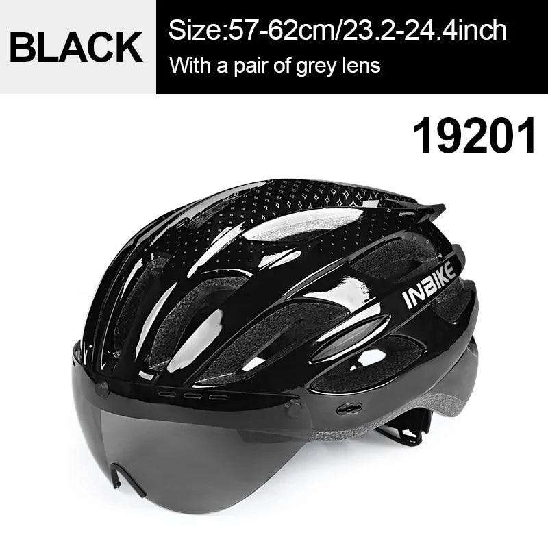 Cycling Helmet with Goggles Ultralight